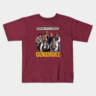 Gunsmoke - Group - 50s/60s Tv Western Kids T-Shirt